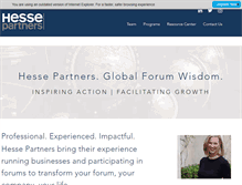 Tablet Screenshot of hessepartners.com